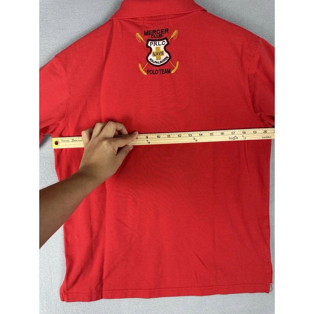 Vintage Polo Ralph Lauren Polo Shirt Youth XL Gold Crest Big Pony Golf New York